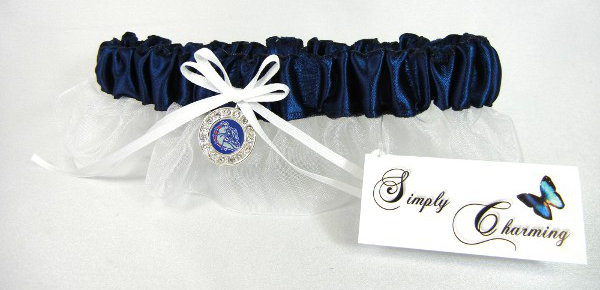 Gonzaga University Inspired Garter with Licensed Collegiate Charm